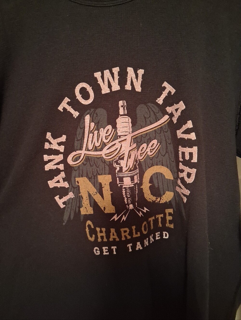Tank town tavern from Charlotte n.c. long-sleeved shirt